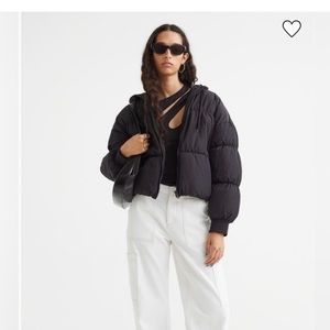 H&M Cropped Puffer Jacket S